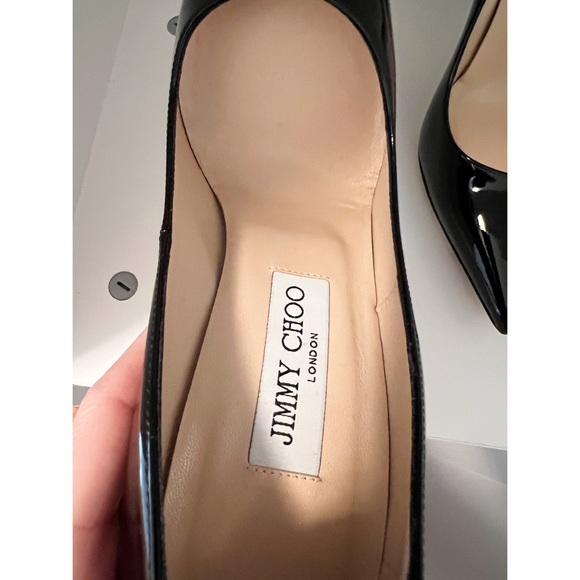 Jimmy Choo Anouk 120 Patent Leather Pump - Picture 14 of 15